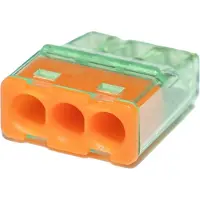 BES LED Lasklem - Vintex - 3 Polig - 0.2-2.5 mm2 - Oranje - 1000 Stuks