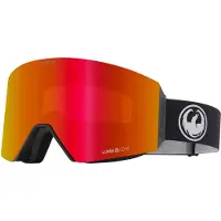 Dragon - Skibrillen - Rvx Mag OTG Black - Lumalens Red Ion + Lumalens Lt Rose voor Unisex van Wol - Zwart