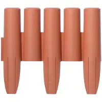 Prosperplast Tuinafboording 2,7 m (Terracotta)