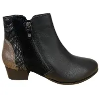 Helioform 560.015 Enkellaarzen | Maat 7.5 Dames Zwart