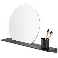 Geesa Planchet met Spiegel Leev 60 cm Zwart