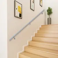 Vevor trapleuning 180 cm trapleuning voor trappen trapleuning RVS leuning leuning entreeleuning fraai vormgegeven