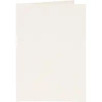 Packlinq Kaarten en enveloppen, afmeting kaart 10,5x15 cm 110+230 gr, off-white, 6 set