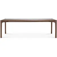 Ethnicraft PI eettafel teak gelakt