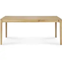 Ethnicraft Bok eettafel uitschuifbaar eiken rechthoekig