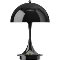 Louis Poulsen Buitenverlichting , Panthella 160, dimbare, Zwart, Balkon, Kunststof, Designer