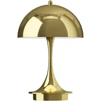Louis Poulsen Panthella 160 Portable Draagbare Lamp V3 Brass metallised