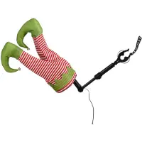 Luville Kerstboomdecoratie Kerst Elf Benen Bewegend 17 X 13 X 35 Cm