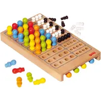 Goki Bordspel - Master Logic - 21X12X2Cm - Hout - 7 Jaar
