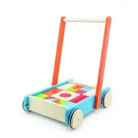 Pintoy baby walker duwwagen met blokken