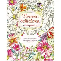 Deltas Bloemen schilderen in aquarel