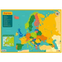 Empty Educatieve Onderleggers Kaart Europa