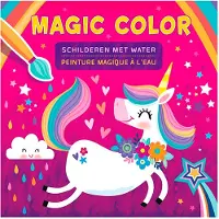 Deltas Kleurboek - Schilderen met water - Magic color unicorn