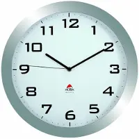 Archivo 2000 ALBA HORISSIMO ALBA Wandklok "HORISSIMO", quartz uurwerk, zilver