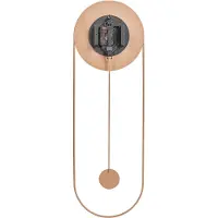 Beliani SALVAN - Wandklok - Roze - Staal