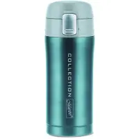 Feel-Maestro - Thermo mok gemaakt van RVS 0,32L - MR1641 blauw