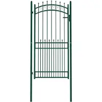 vidaXL Hekpoort EMMEN met stalen pinnen 104x147 cm groen