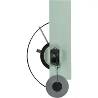 Beliani CEVINS - Wandklok - Lichtgroen - Staal