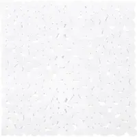 Differnz Douchemat antislip | (54 x 54 cm, PVC, Anti-slip, Wit)