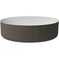Zydra Vrijstaand Ligbad Elipse 176x81 cm Moka