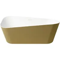 Zydra Vrijstaand Ligbad Sottovento 170x80 cm Oro