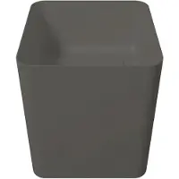Zydra Waskom Aris 42x42 cm Negro
