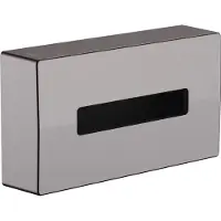 Hansgrohe Box Voor Make-Up Doekjes AddStoris Geborsteld Zwart Chroom
