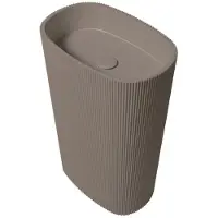 Zydra Vrijstaande waskom olympia 55x36 cm moka