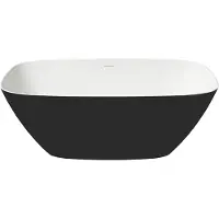 Zydra Vrijstaand Ligbad Arenal 170x72 cm Negro