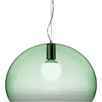 Kartell Design hanglamp FL/Y, dimbaar, groen, Woon-/ Eetkamer, Kunststof, Design, hanglamp