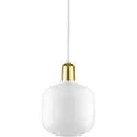 Normann Copenhagen Hanglamp Amp Small White Brass