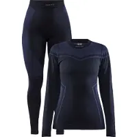 Craft Baselayerset Women Core Dry Fuseknit Set Black-M