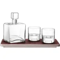 LSA International Whiskyset L.S.A. Cask met Dienblad 1240 ml (3-delig)