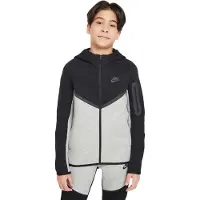 Nike Sweatvest 'TCH FLC' donkergrijs / grijs gemêleerd / zwart