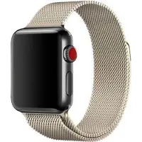 Wiwu Milanese band voor de Apple Watch | 44/45/46/49 mm - Champagne