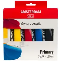 Amsterdam Standard Series acrylverf primaire set | 5 x 120 ml