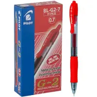 Pilot G2 Gel Ink Rollerball pen – Doos van 12 gelpennen - Medium Tip - Rood