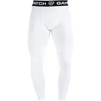 Gamepatch | Compression pants | Wit | Maat M | Basketball | Handball | Urban Sports