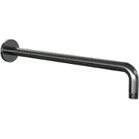 Brauer Wandarm Gunmetal Edition Gebogen 40 cm Geborsteld Gunmetal