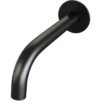 Brauer Black Edition uitloop met rozet zwart mat