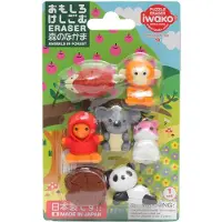 Iwako Puzzelgummen Bosdieren