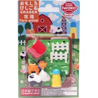Iwako Puzzelgummen Boerderijdieren