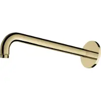 Hotbath Wandarm cobber 40 cm gepolijst messing pvd