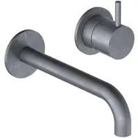 Hotbath Cobber Wastafelkraan inbouw - 18 cm uitloop - verouderd ijzer CB105EXT18AI HBCB105