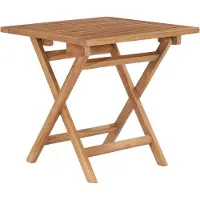 vidaXL Tuintafel inklapbaar 45x45x45 cm massief teakhout