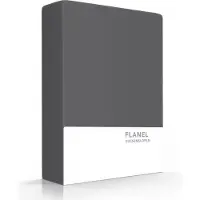 Zavelo Flanel kussenslopen Antraciet (set van 2)-60 x 70 cm (standaard)