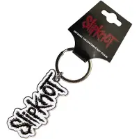 Slipknot - Logo Sleutelhanger - Zwart/Wit
