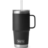 Yeti Coolers - Rambler Straw Mug - Isoleerbeker 739 ml, grijs/zwart