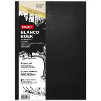 Soho Schrift met harde kaft – Collegeblok – Houtvrij chamois papier – Harde kaft – Draadgebonden – 196 pagina’s – A4 formaat – Blanco