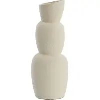 Light & Living Vaas Ø19x46,5 cm ARAM keramiek crème